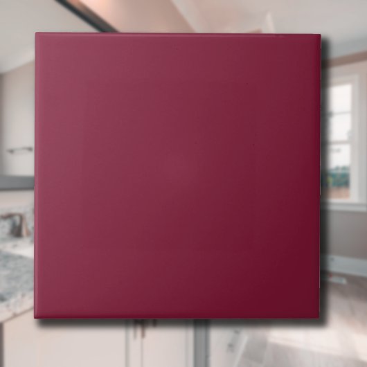 Claret Solid Color | Classic | elegant Fliese