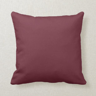 Claret Wine Dark Red Solid Trend Farbe Hintergrund Kissen