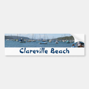 Clareville Strand Autoaufkleber