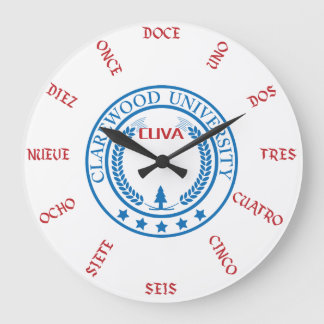 CLAREWOOD UNIVERSITÄT SPANIEN GROßE WANDUHR