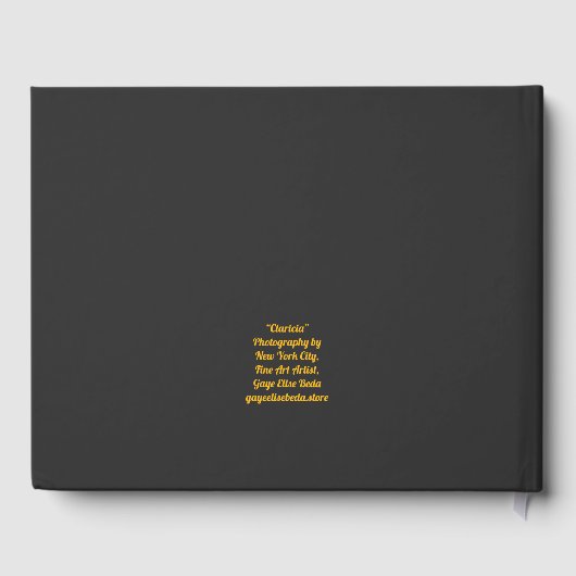 Claricia Gästebuch (Rückseite)