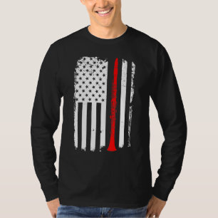 Clarine von der amerikanischen Flagge T-Shirt