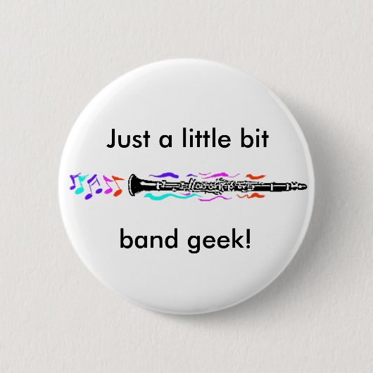 Clarinet-Band-Aussenseiter Button (Vorderseite)