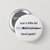 Clarinet-Band-Aussenseiter Button (Vorne & Hinten)