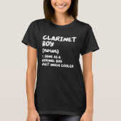 Clarinet Boy Definition  Musician T-Shirt (Vorderseite)