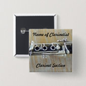 Clarinet Button (Vorne & Hinten)