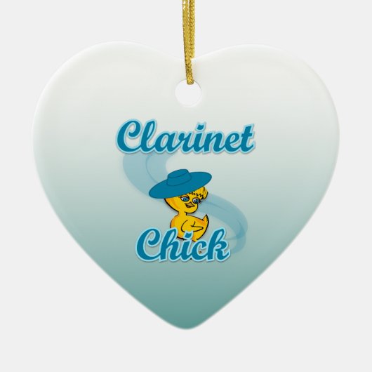 Clarinet Chick #3 Keramikornament (Vorne)