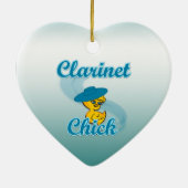 Clarinet Chick #3 Keramikornament (Hinten)