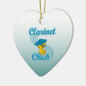 Clarinet Chick #3 Keramikornament (Links)