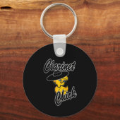 Clarinet Chick #4 Schlüsselanhänger (Vorderseite)