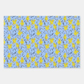 Clarinet Chick Clarinets Musiknoten Wrapping Pap Geschenkpapier Set (Vorderseite 2)