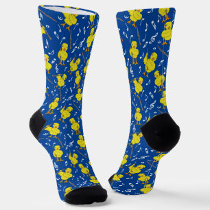 Clarinet Chick Clarinets Musiknotens Socken