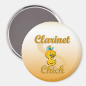 Clarinet Chick Magnet (Vorderseite/Rückseite)