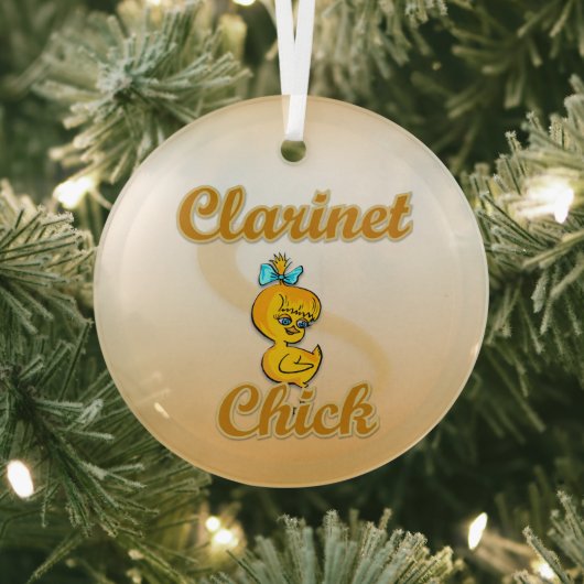 Clarinet Chick Ornament Aus Glas (InSitu)