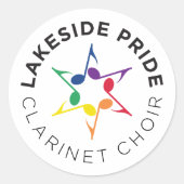 Clarinet Choir Sticker (Vorderseite)