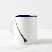Clarinet, Clarinet… das Instrument für intell… Zweifarbige Tasse (Vorderseite Links)