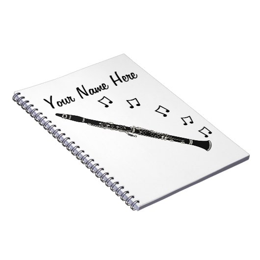 Clarinet Clarinetist Musician Music Teacher Custom Notizblock (Rechte Seite)