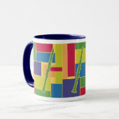 Clarinet Colorblocks Tasse (Vorderseite Links)