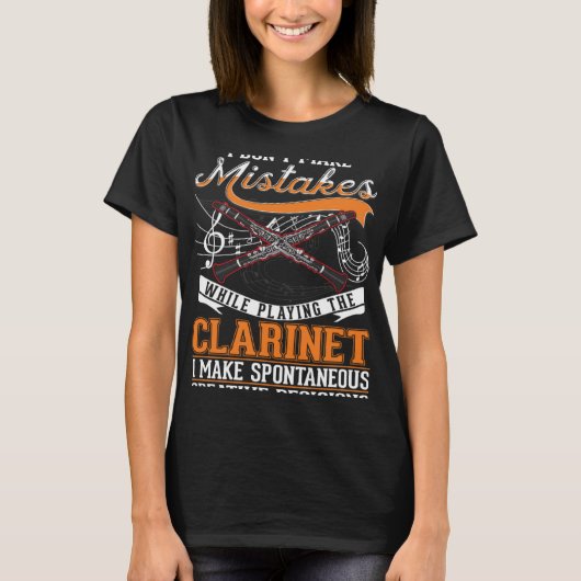 Clarinet Creative Decision Clarinetist T-Shirt (Vorderseite)
