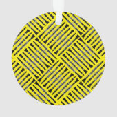 Clarinet Crosshatch Ornament (Rückseite)