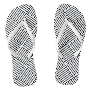 Clarinet Crosshatch Pattern Badesandalen