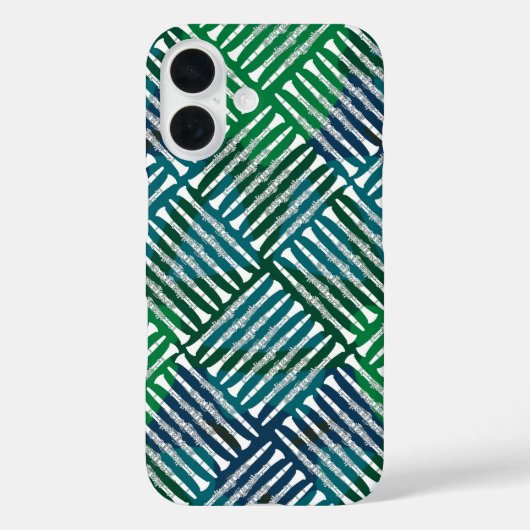 Clarinet Crosshatch Pattern Case-Mate iPhone Hülle (Rückseite)