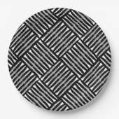 Clarinet Crosshatch Pattern Pappteller (Vorderseite)