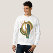 Clarinet-Deko Sweatshirt (Vorne ganz)