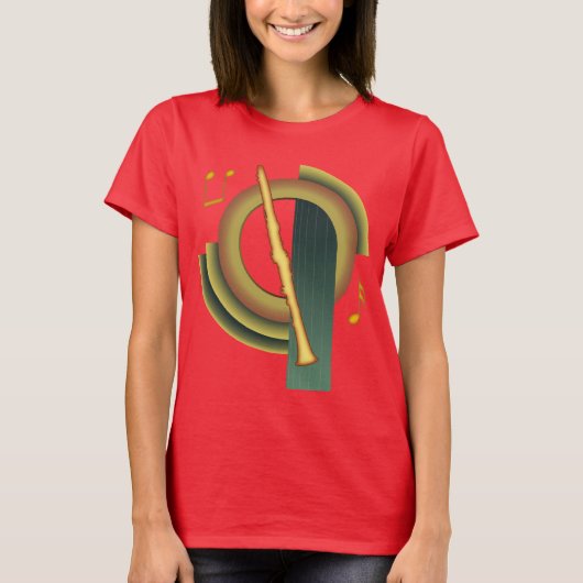 Clarinet-Deko T-Shirt (Vorderseite)