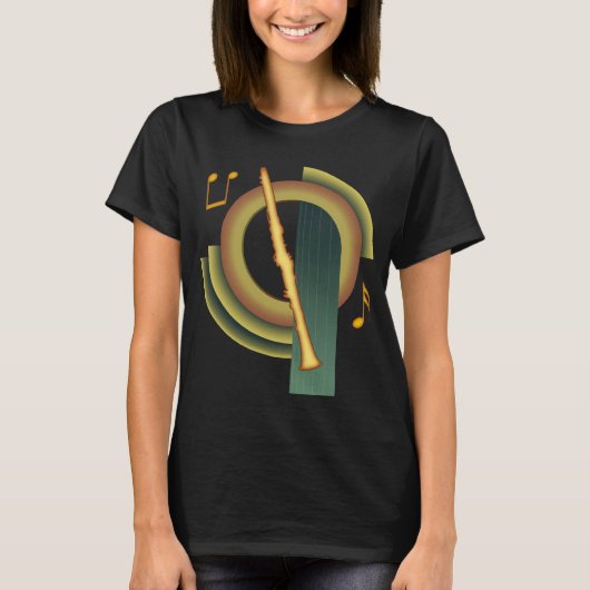 Clarinet-Deko T-Shirt (Vorderseite)