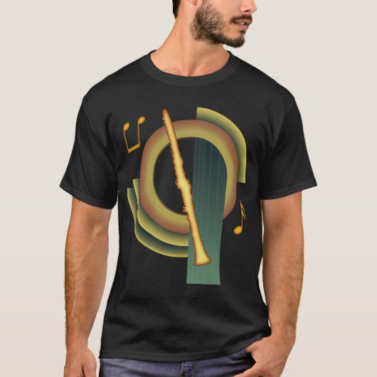 Clarinet-Deko T-Shirt (Vorderseite)