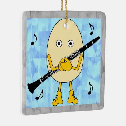 Clarinet Egghead Keramikornament (Rechts)