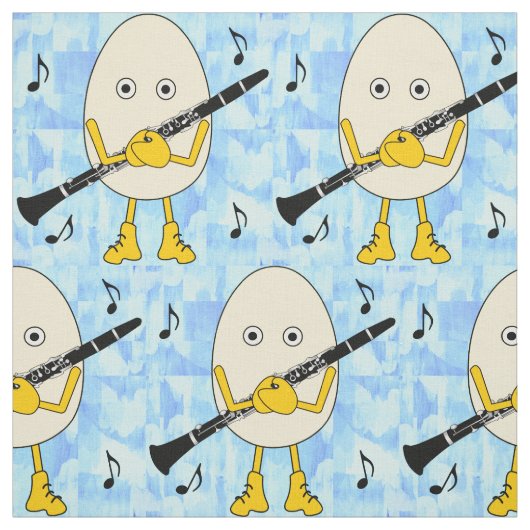 Clarinet Egghead Stoff (Muster)