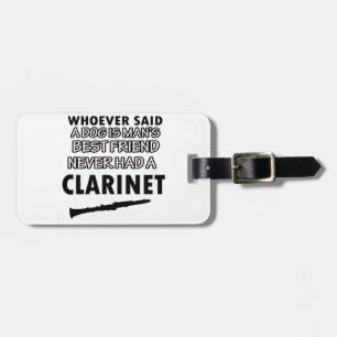 Clarinet Entwürfe Gepäckanhänger
