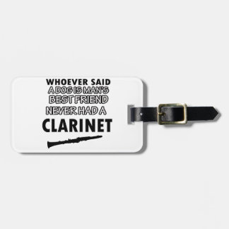 Clarinet Entwürfe Gepäckanhänger