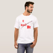 Clarinet "es war nicht ich" Clarinet-T - Shirt (Vorne ganz)