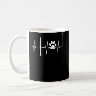 Clarinet Funny Dog Lover Clarinetist Klarinettensp Kaffeetasse