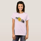 Clarinet-gelbes Rosen-Blumen-Shirt T-Shirt (Vorne ganz)