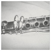 Clarinet-gemustertes Gewebe Stoff (Muster)
