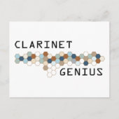 Clarinet Genius Postkarte (Vorderseite)