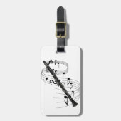 Clarinet Gepäckanhänger (Vorderseite vertikal)