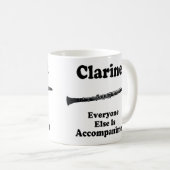 Clarinet-Geschenk Kaffeetasse (VorderseiteRechts)