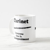 Clarinet-Geschenk Kaffeetasse (Vorderseite Links)