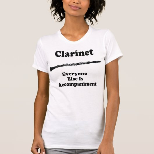 Clarinet-Geschenk T-Shirt (Vorderseite)