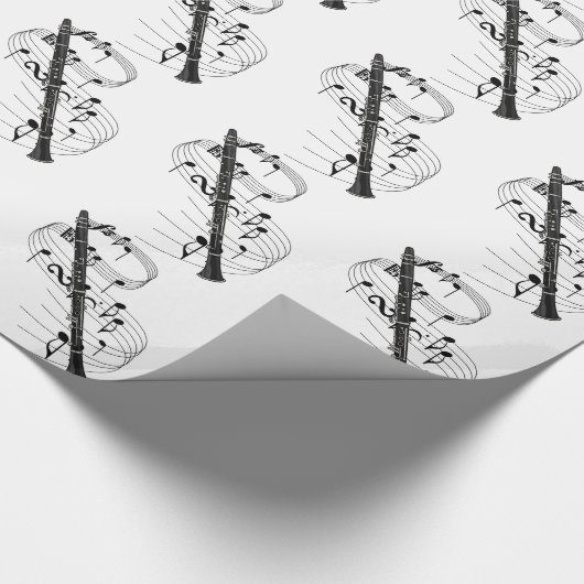 Clarinet Geschenkpapier (Ecke)