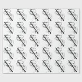 Clarinet Geschenkpapier (Flach)