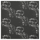Clarinet-Gewebe - Dunkelheit Stoff (Muster)
