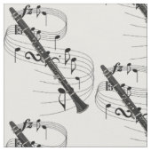 Clarinet-Gewebe Stoff (Nahaufnahme)