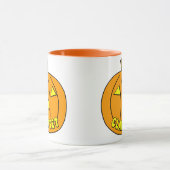 Clarinet Halloween Pumpkin Tasse (Zentrum)