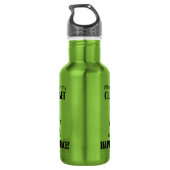 Clarinet Happy Place Edelstahlflasche (Rückseite)